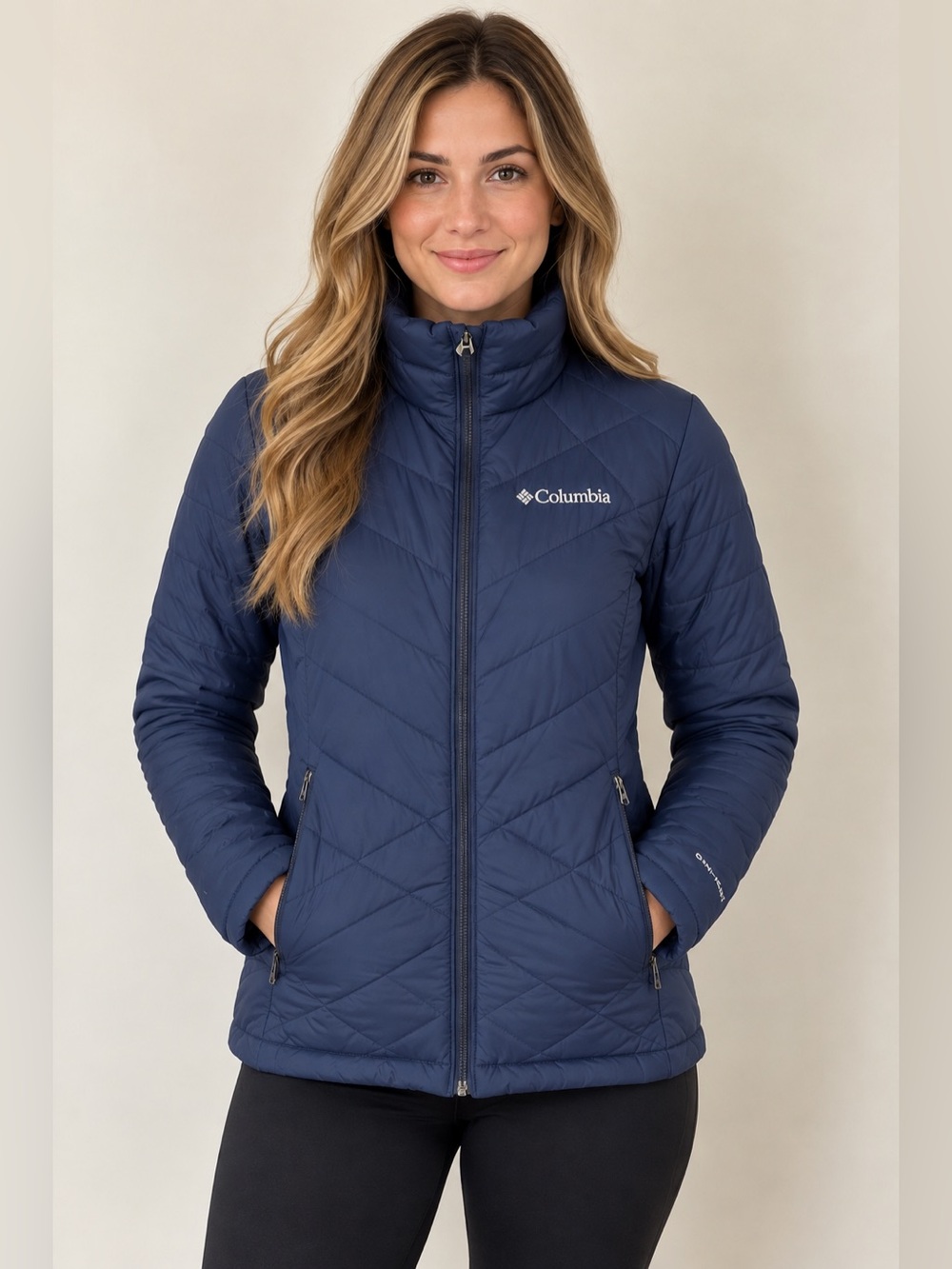 Columbia Women’s Omni-Heat Quilted Insulated Jacket Navy Size M